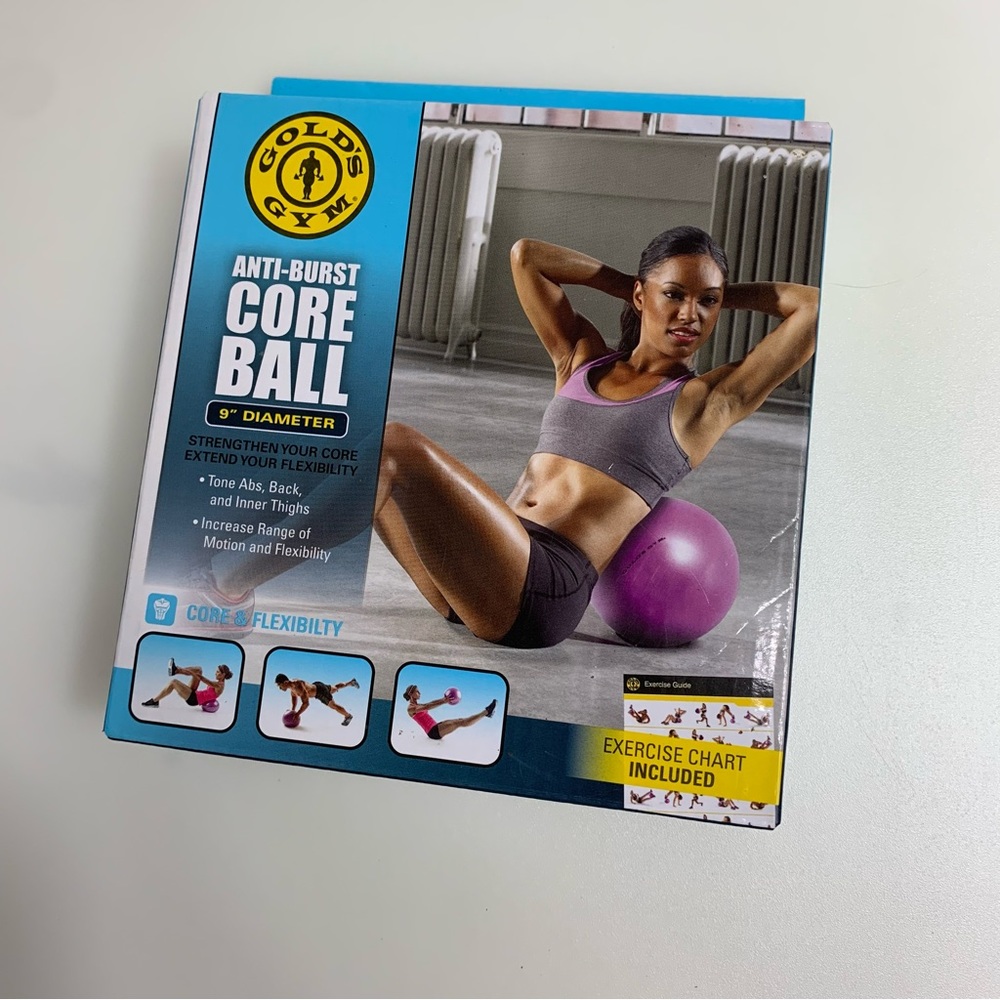 Gold’s Gym Anti-Burst Core Ball 9” Diameter